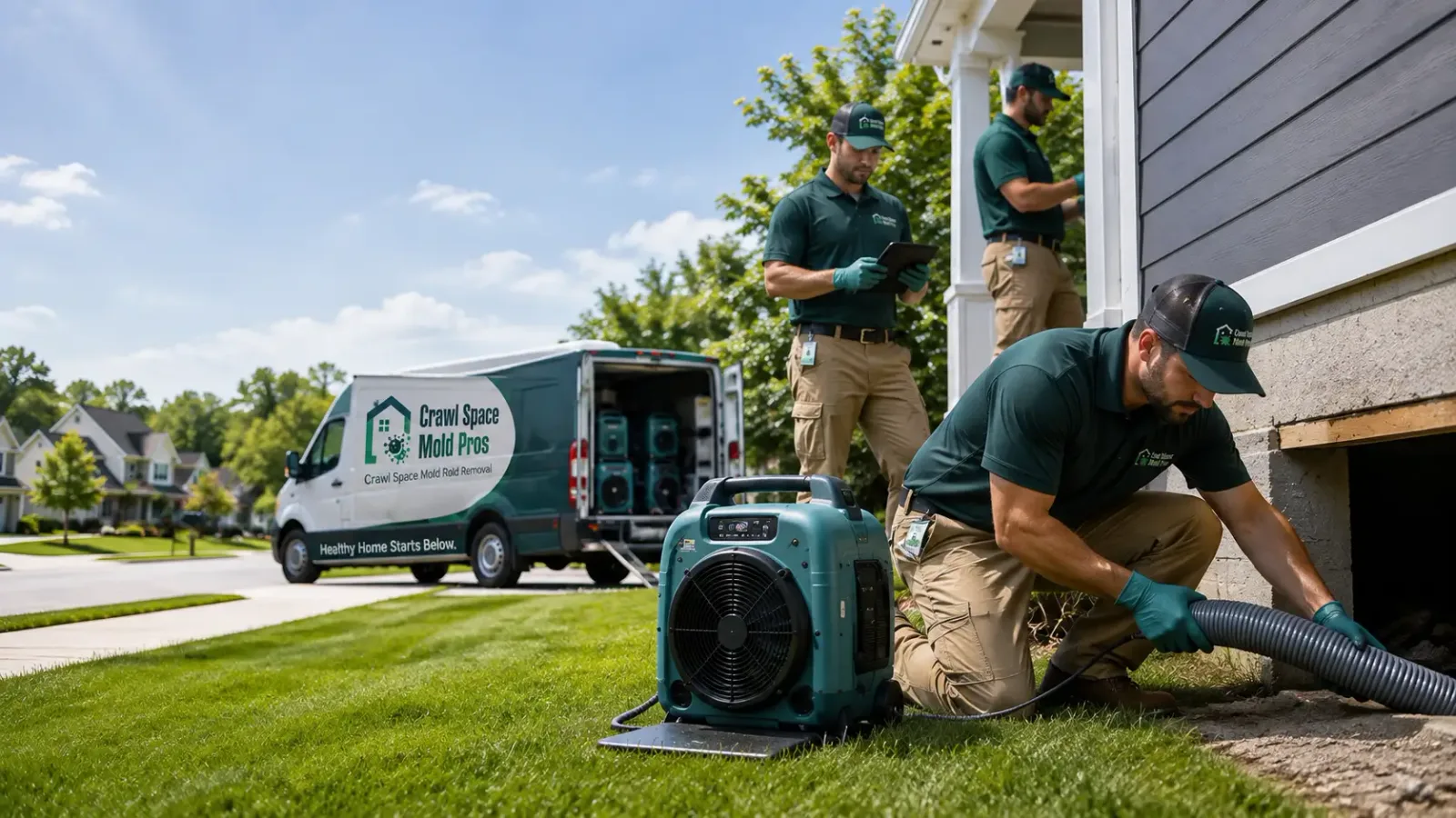 Crawl Space Mold Removal in Dameron, MD